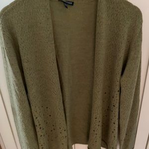 Eileen Fisher Open Front Cardigan, Merino Wool XL
